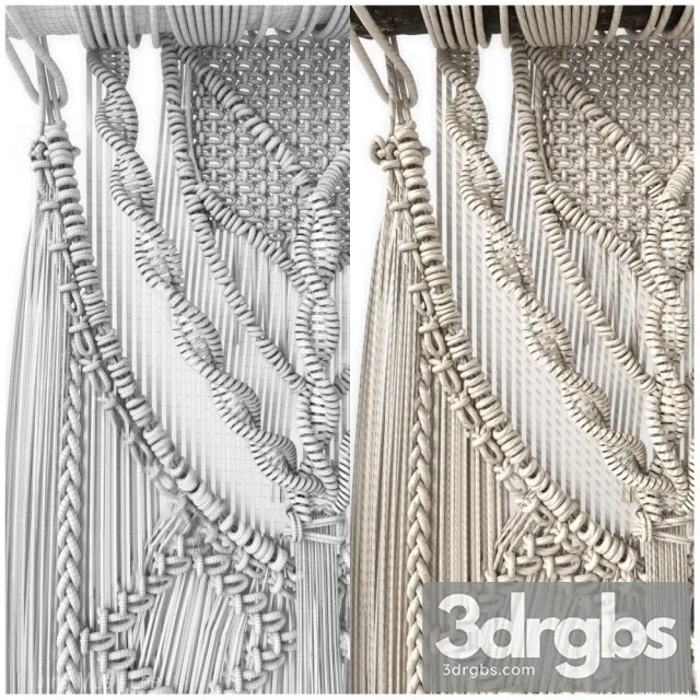 Decorative Macrame 3D Model Download