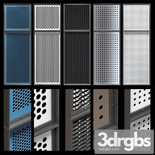 Decorative metal lattices - circle 3D Model Free