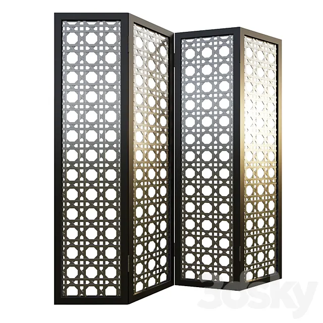 Decorative metal screen 3DModel