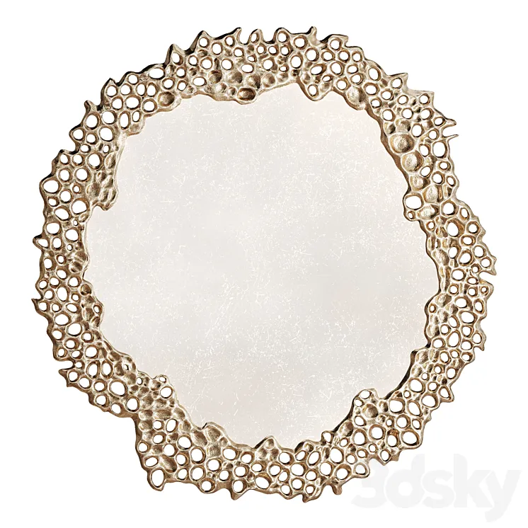 Decorative mirror Honeycomb Garda Decor 3D Model Free