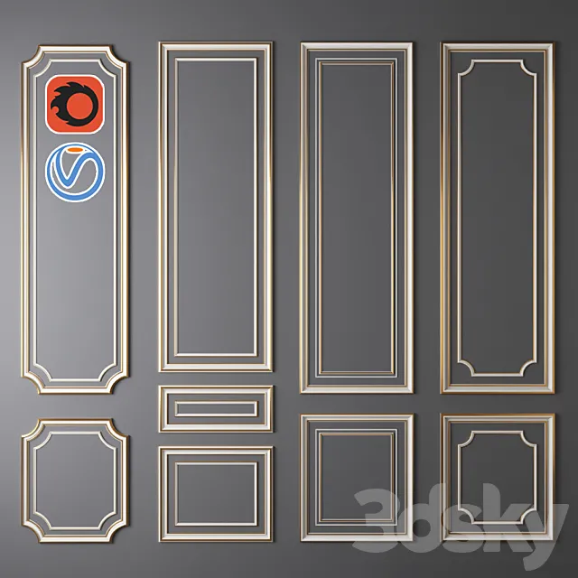 Decorative molding_010 3DModel