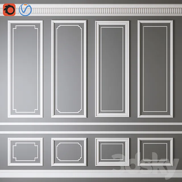 Decorative molding_011 3DModel