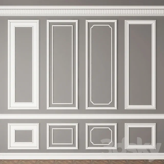 Decorative molding_012 3D Model