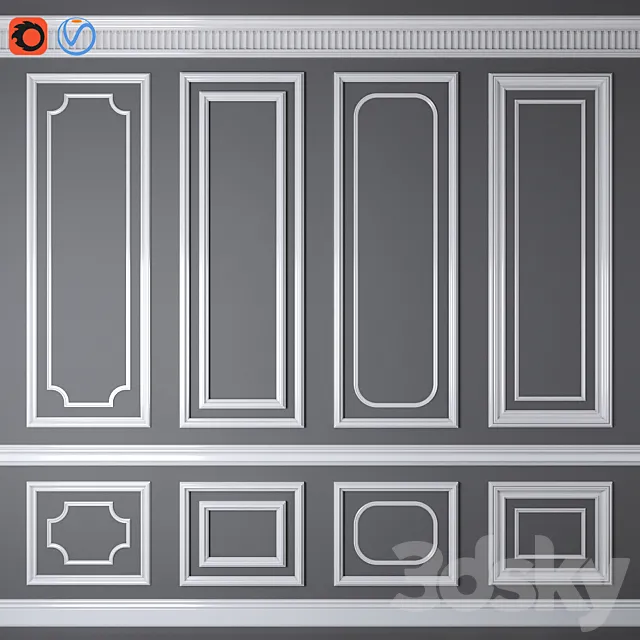 Decorative molding_07 3DModel