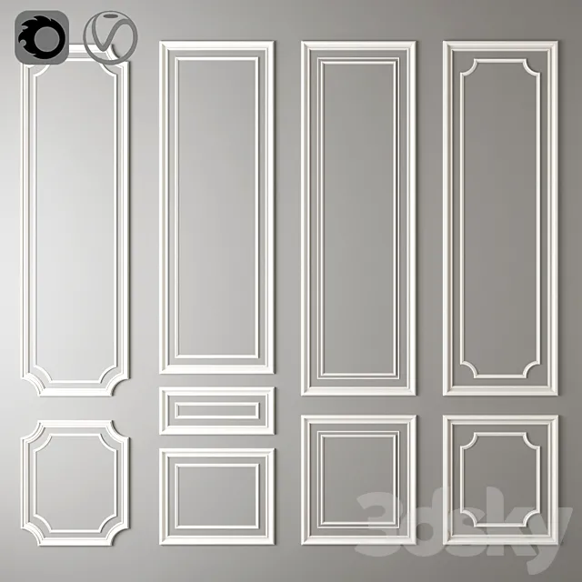 Decorative molding_09 3D Model