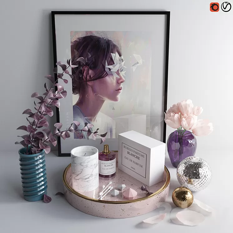 Decorative nabor_4 3D Model