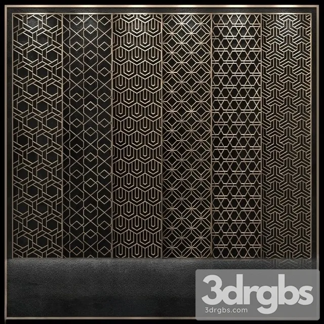 Decorative Panel 02 3D Model Free