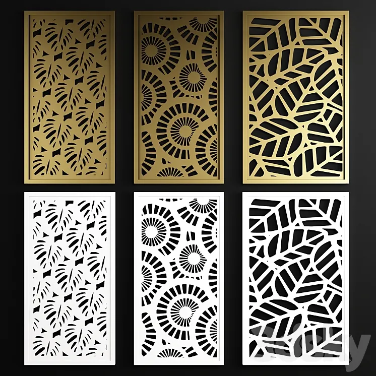 Decorative panel 22 3D Model Free