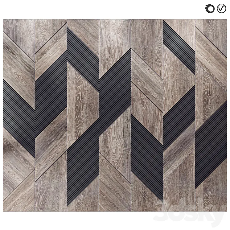 Decorative panel 95 3D Model Free