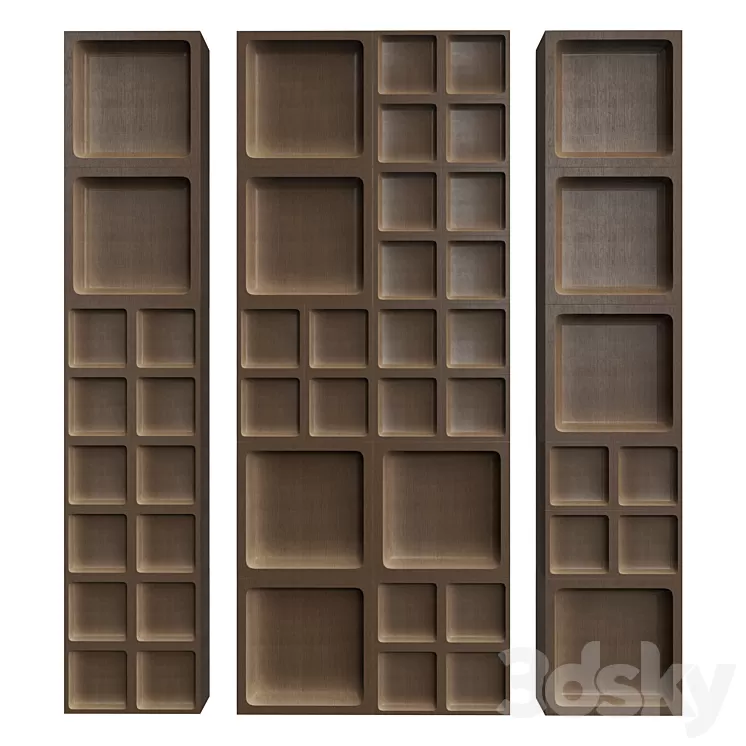 Decorative panel LACUNARI by Inkiostro Bianco 3D Model