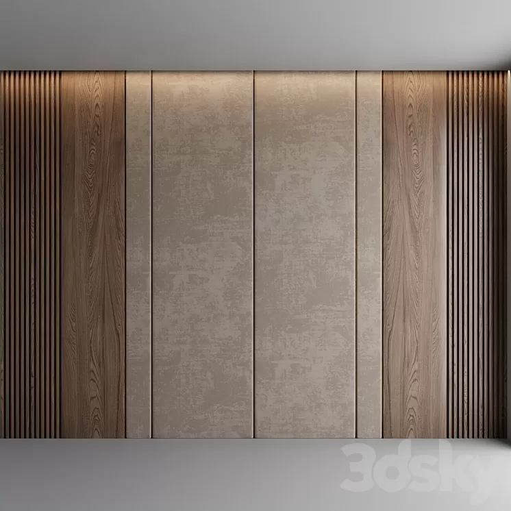 Decorative panel set 1 3D Model