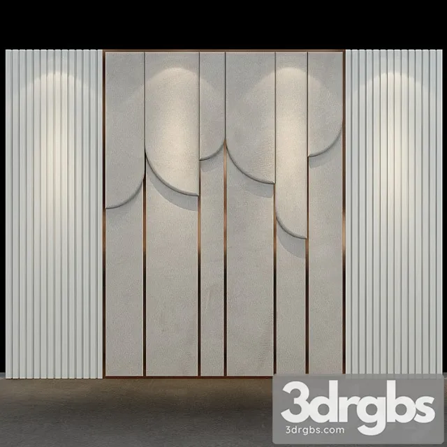 Decorative panel set 77 3D Model Free