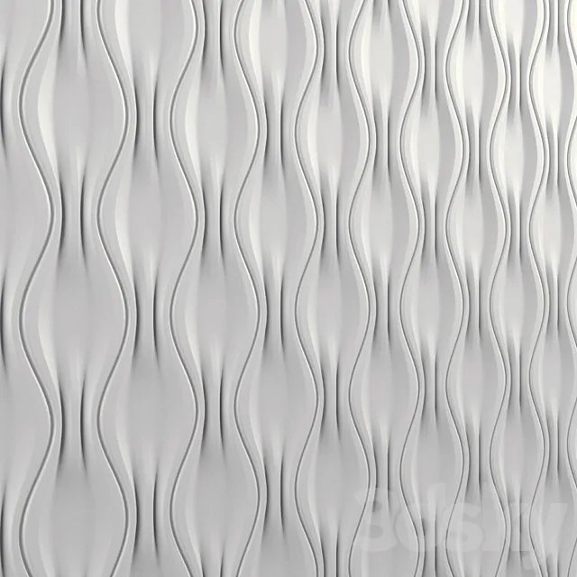 Decorative panel The Surface Of Art 3D Model