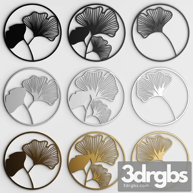 Decorative Panel Trio 1 3D Model Free