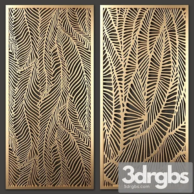 Decorative panel_1_2 3D Model Free