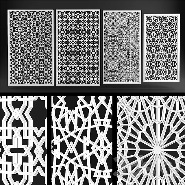 Decorative panels # 1 3D Model