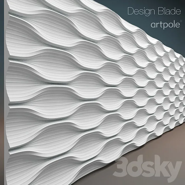 Decorative panels Artpole Blade 3D Model