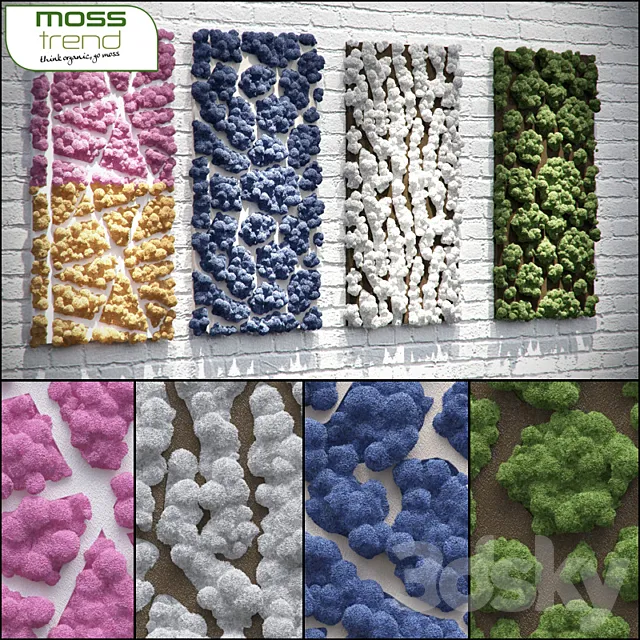 Decorative panels of MOSS Trend 3DModel
