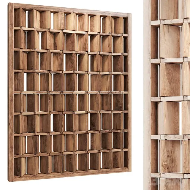 Decorative Partition 001 3D Model