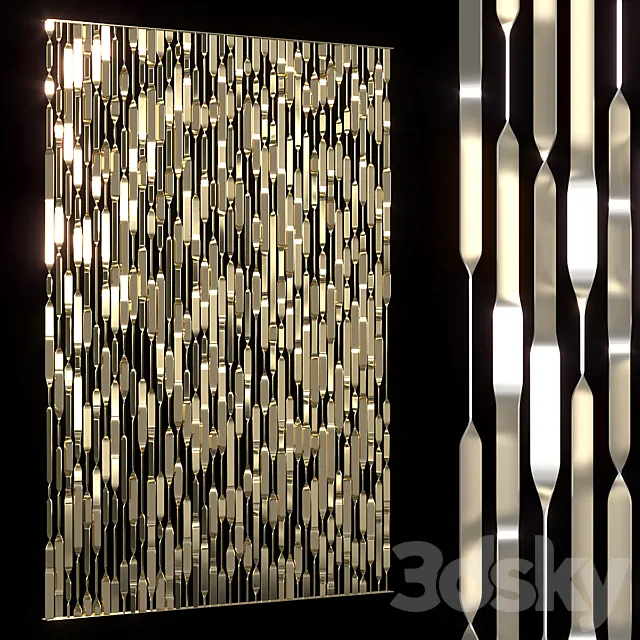 Decorative partition 020 3D Model