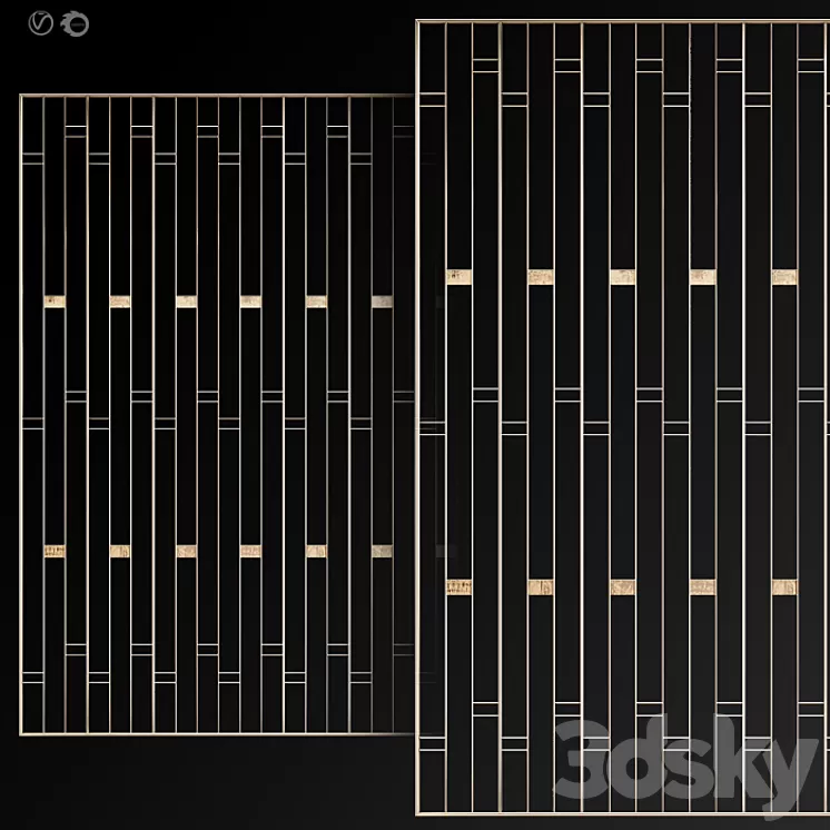 Decorative partition # 11 3D Model