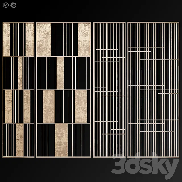 Decorative partition # 12 3D Model