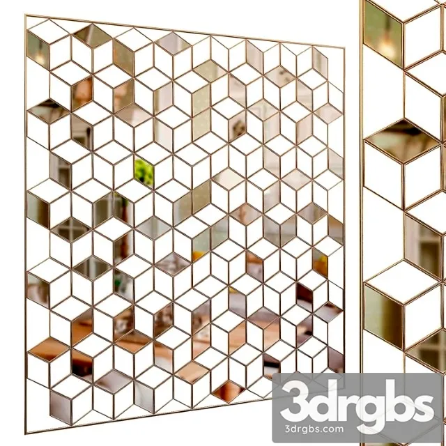 Decorative partition 15 3D Model Free