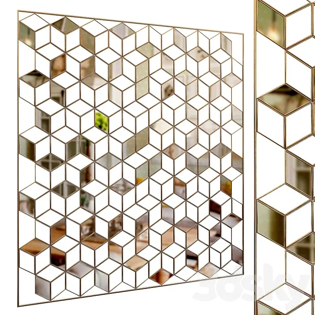 Decorative partition 15 3D Model
