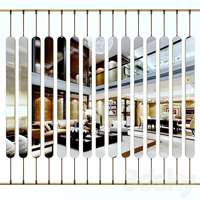decorative partition 2 3DModel