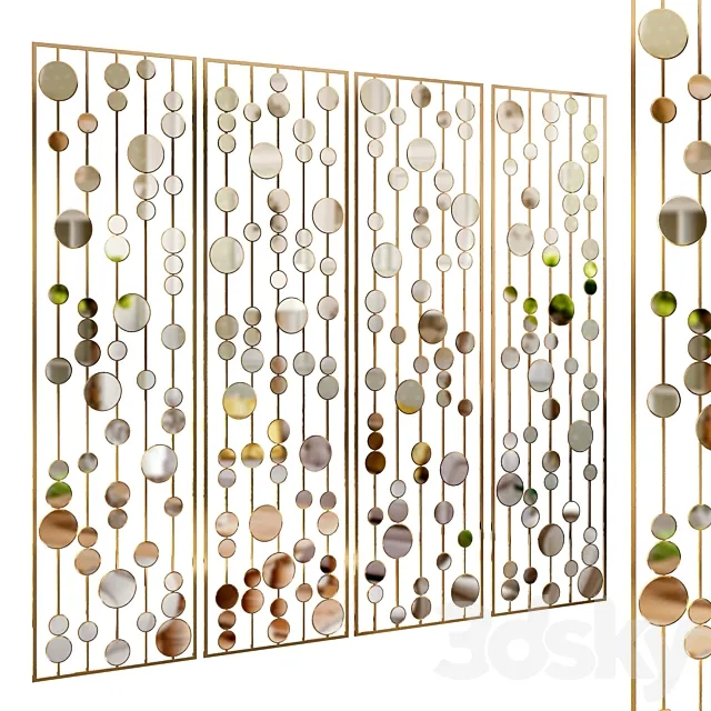 Decorative partition 33 3D Model