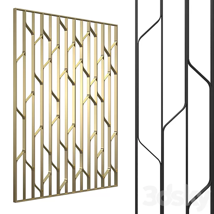 Decorative partition 3D Model