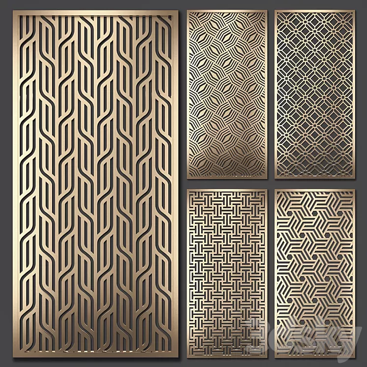 Decorative partition 3D Model