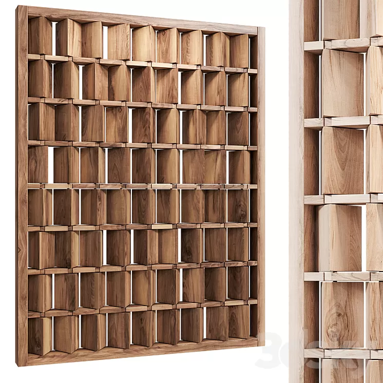 Decorative partition 3D Model Free