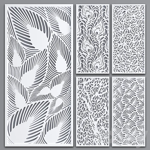 Decorative partition 3D Model