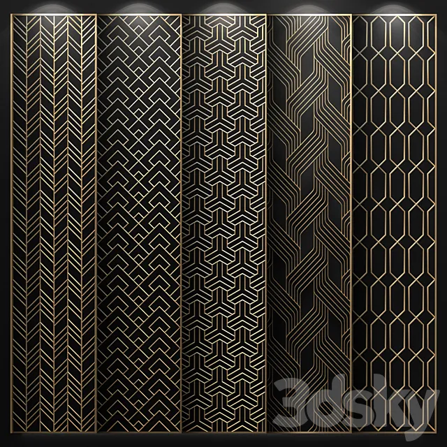 Decorative partition 3D Model