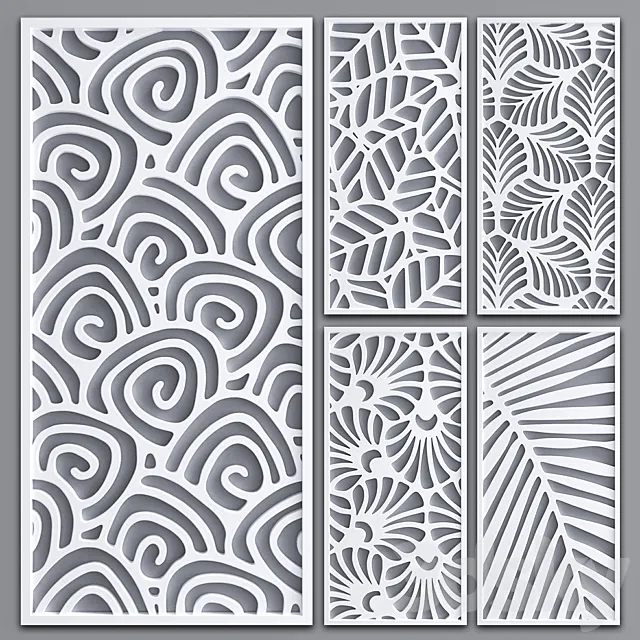 Decorative partition 3D Model