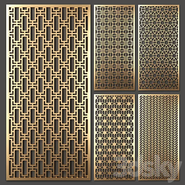 Decorative partition 3D Model