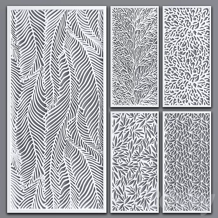 Decorative partition 3D Model