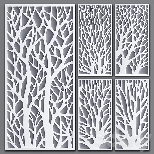 Decorative partition 3D Model