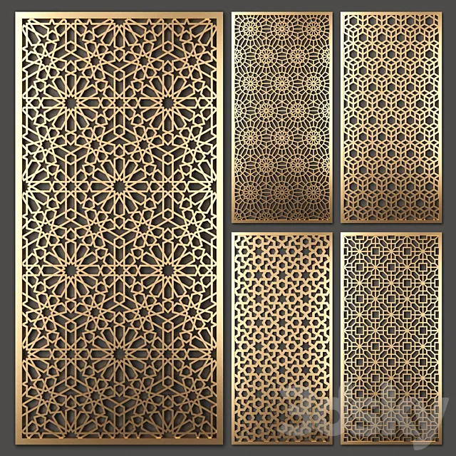Decorative partition 3D Model