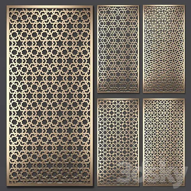 Decorative partition 3D Model