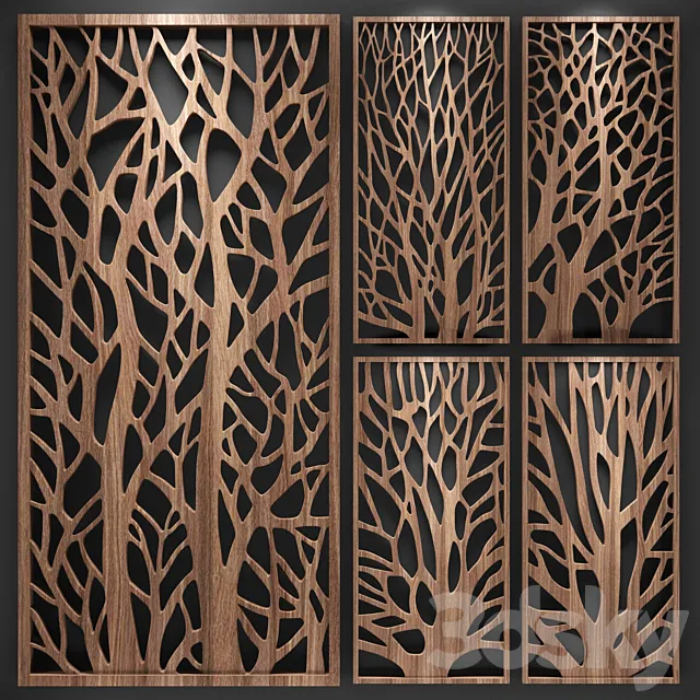 Decorative partition 3D Model