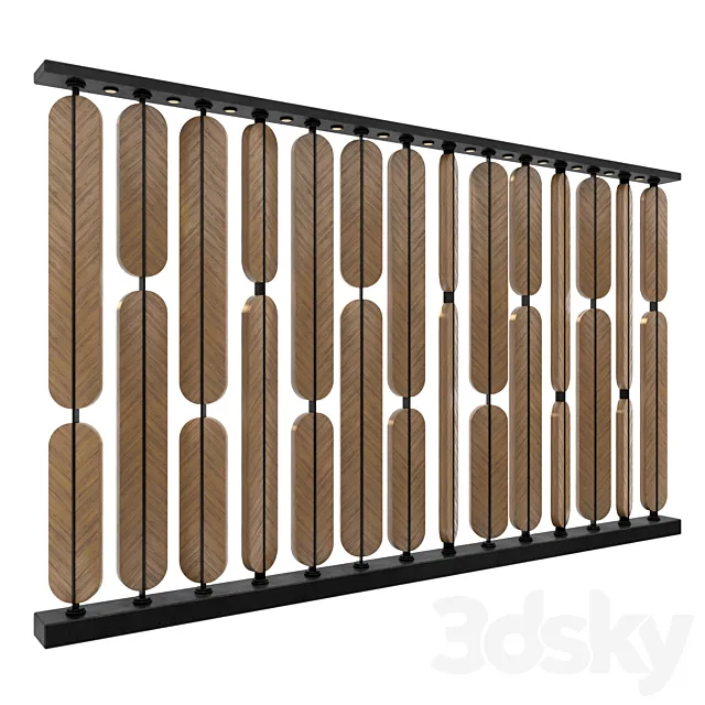 Decorative partition 3D Model