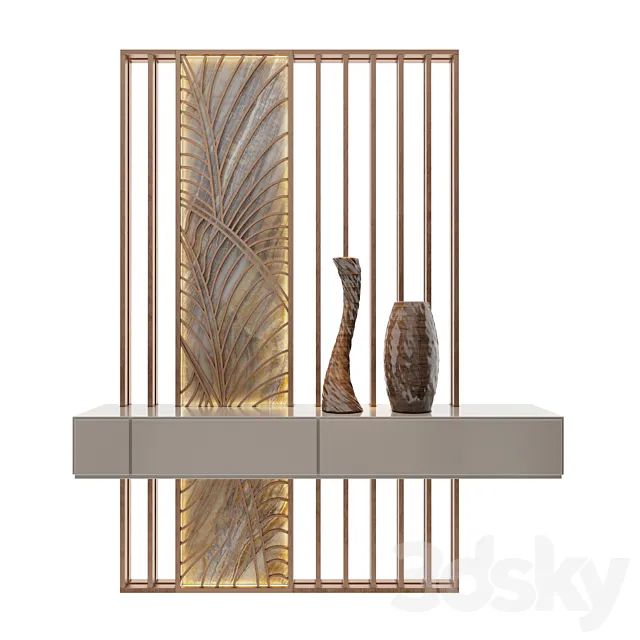 Decorative partition 3D Model