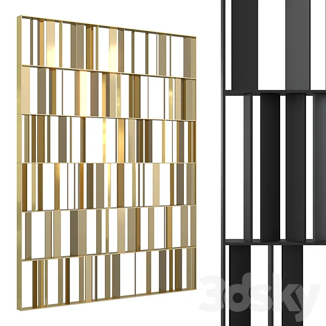 Decorative partition 3D Model