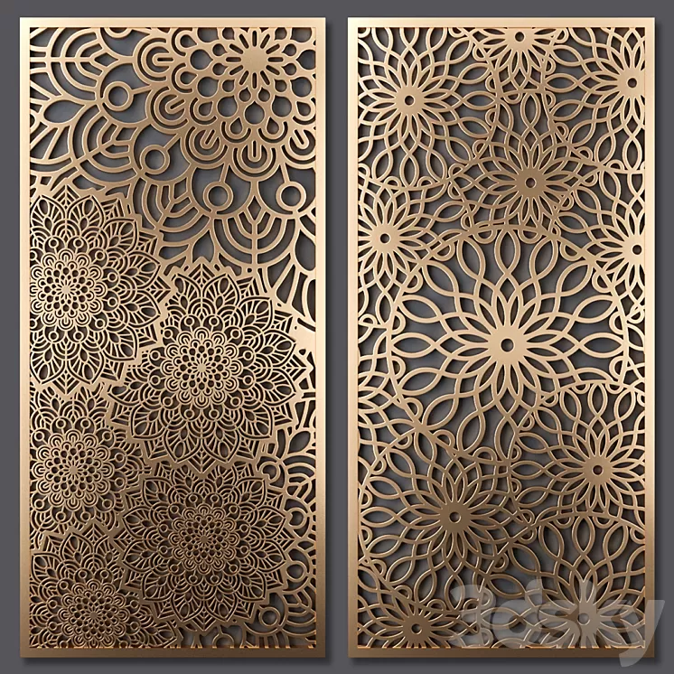 Decorative partition 3D Model