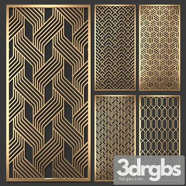 Decorative Partition 3D Model Download