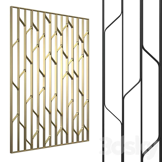 Decorative partition 3DModel