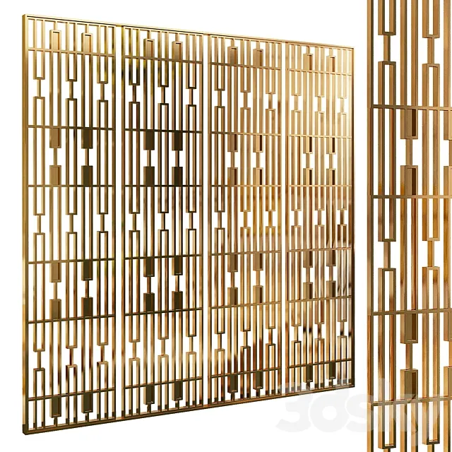 Decorative partition 51 3D Model