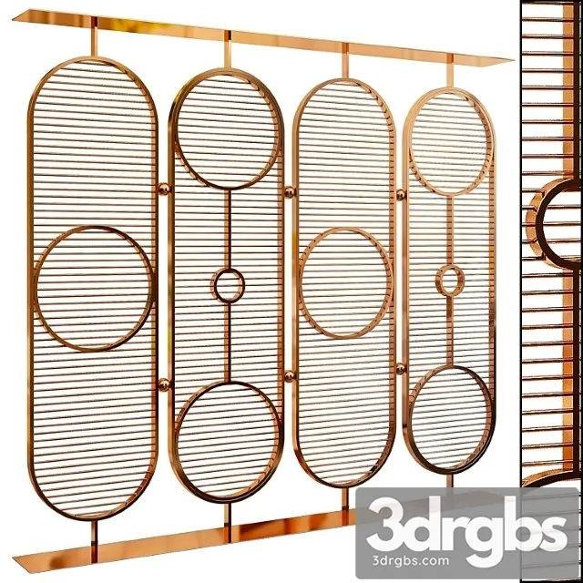 Decorative partition 56 3D Model Download